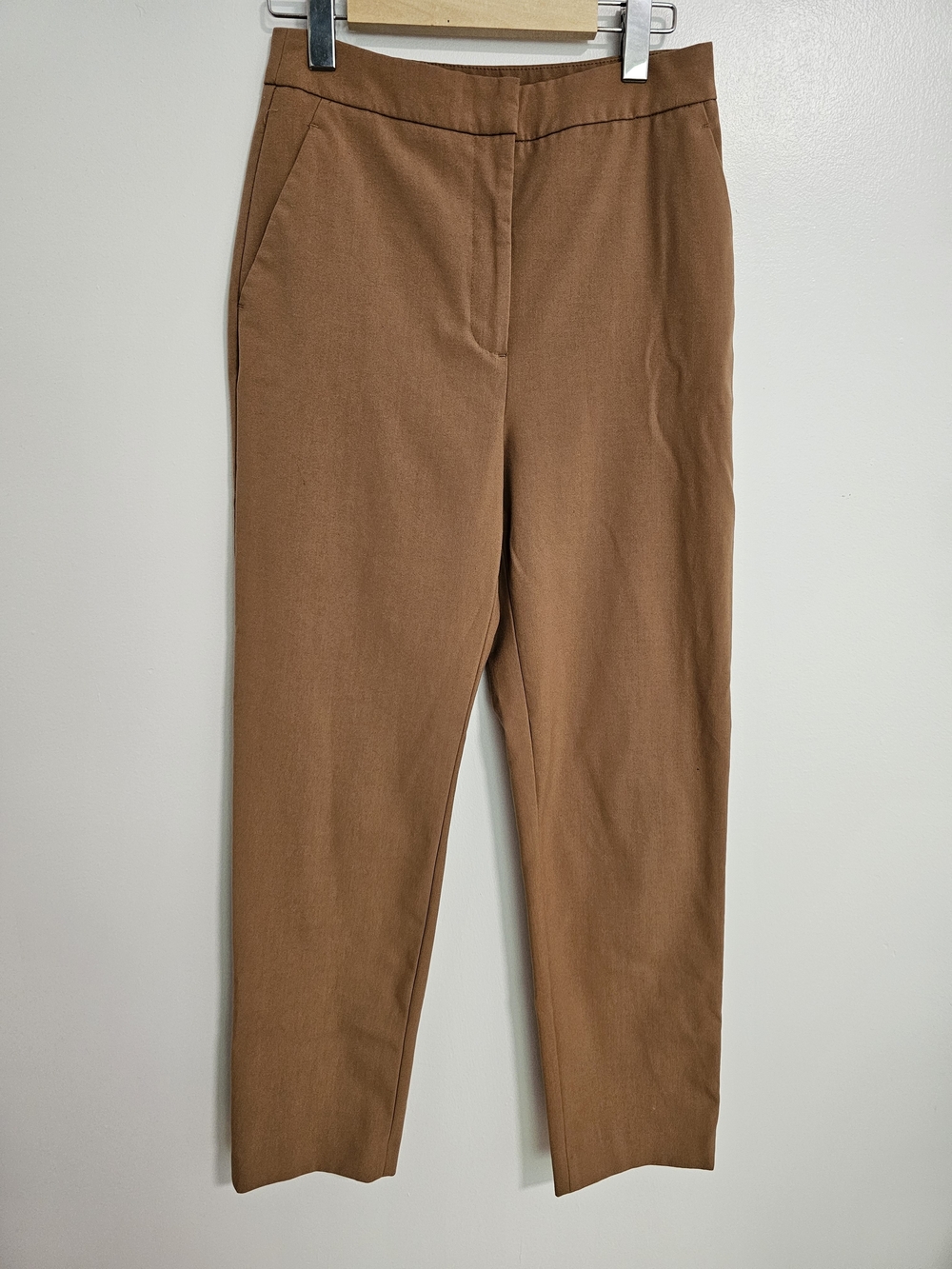H&M Women's Brown Tailored Ankle Pants Size 6 Office Wear